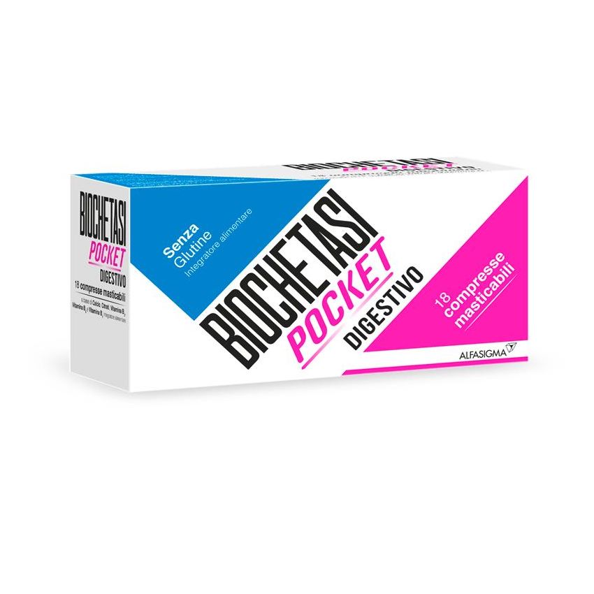 Biochetasi Pocket: 18 Compresse Masticabili Bio-Integratore