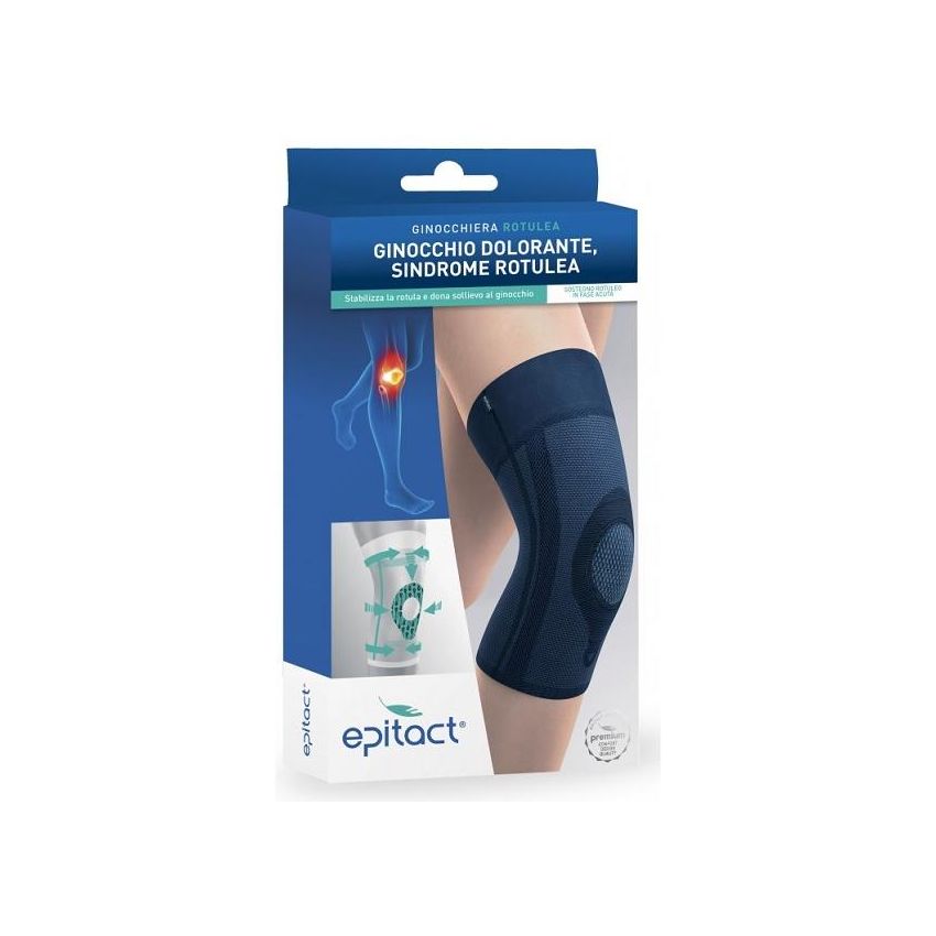 Epitact Ginocchiera Ortopedica con Supporto Rotuleo, Taglia 4