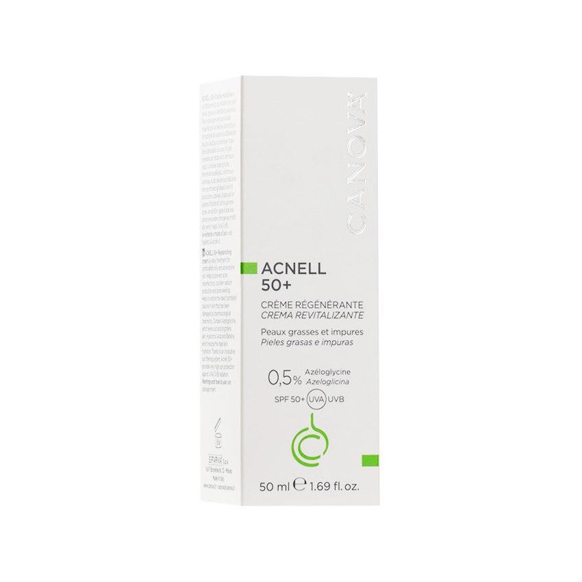 Gel Crema Canova Acnell 50+ per la Cura della Pelle - 50ml