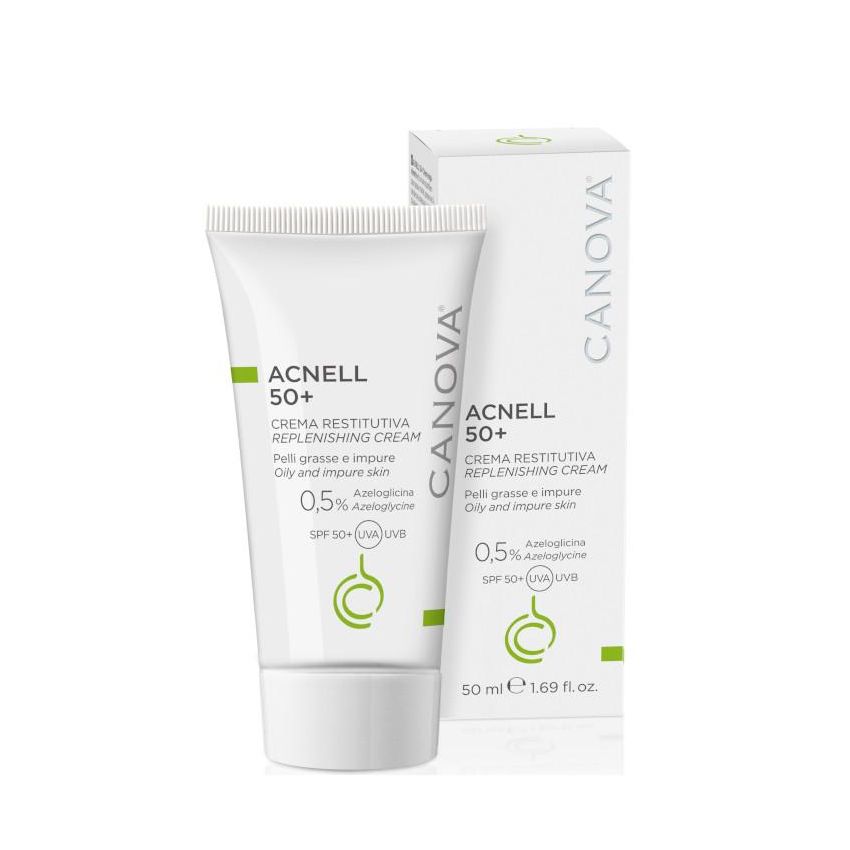 Gel Crema Canova Acnell 50+ per la Cura della Pelle - 50ml