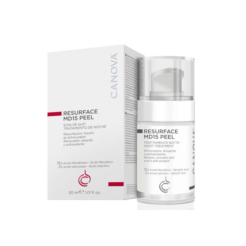 Trattamento Notturno Esfoliante Canova MD15 Resurface - 30ml