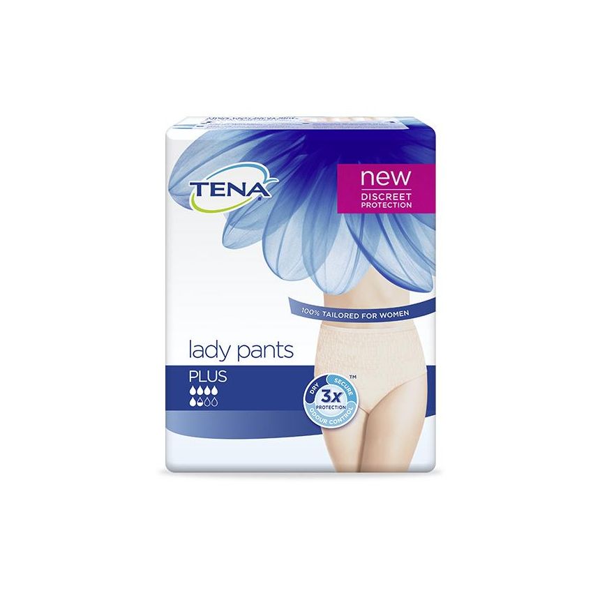 Tena Silhouette Crema - Biancheria Intima Monouso, Taglia M, Pacchetto da 9 Pezzi