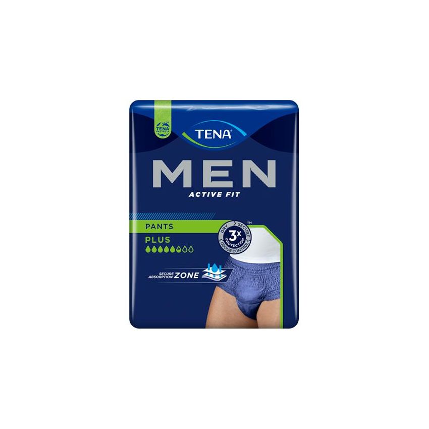 Tena Men Active Fit Pants, Taglia M - Pacco da 9 Pezzi