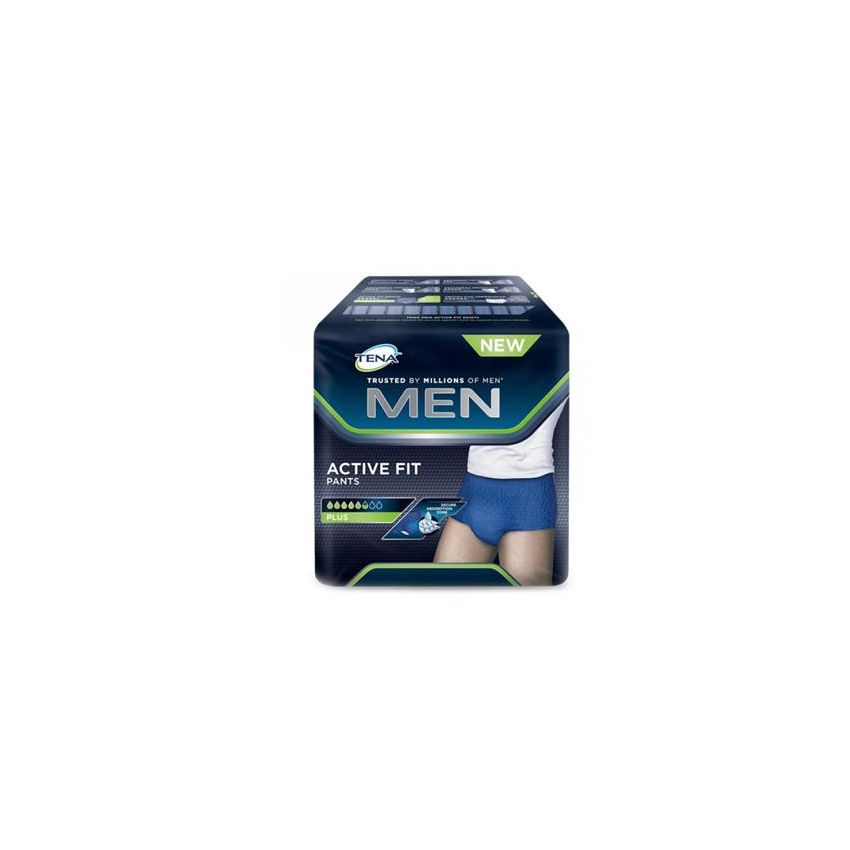 Tena Men Active Fit Pants, Taglia L - Pacco da 8 Pezzi
