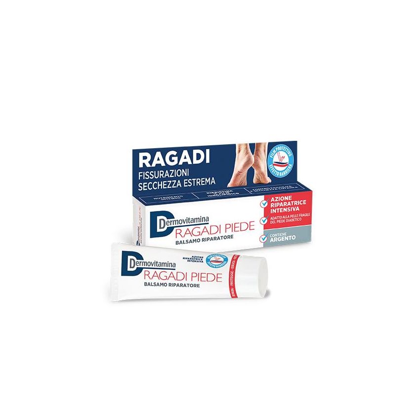 Dermovitamina Crema per Piedi per Ragadi, 75ml