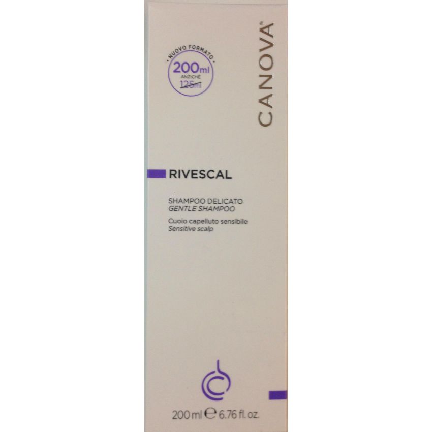 Shampoo Delicato Canova Rivescal da 200ml