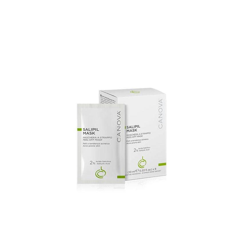 Canova Salipil Maschera Monouso - Pacco da 8 Bustine da 8ml