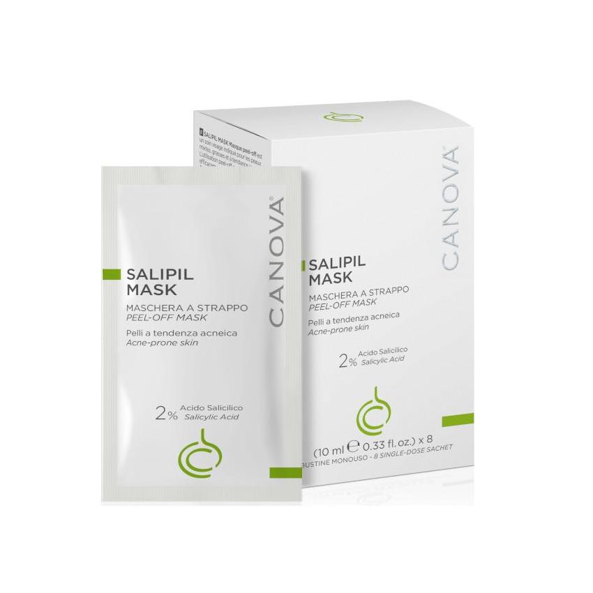 Canova Salipil Maschera Monouso - Pacco da 8 Bustine da 8ml