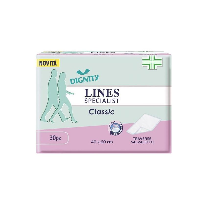 Lines Specialist Classic Traversine per Incontinenza 40x60cm - Confezione da 30 Pezzi