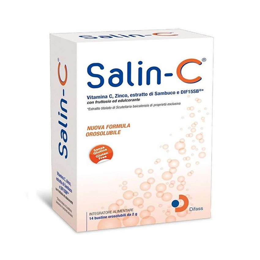 Salin-C Orosolubili: Pacco da 14 Bustine Effervescenti