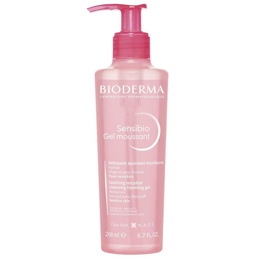 Gel Detergente Bioderma Sensibio Moussant 200ml