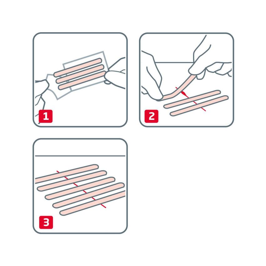 Kit Leukosan Strip con 9 Cerotti (6+3)