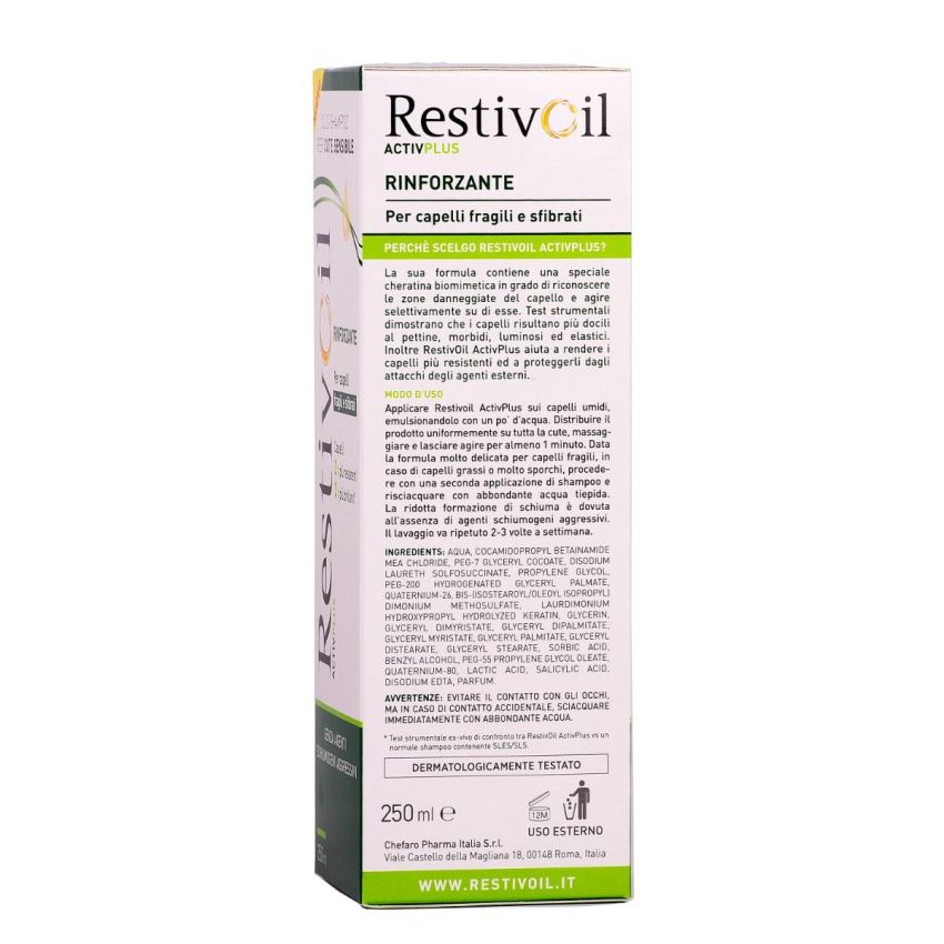 Restivoil Activ Plus Hydrating Hair Care Oil - 250ml