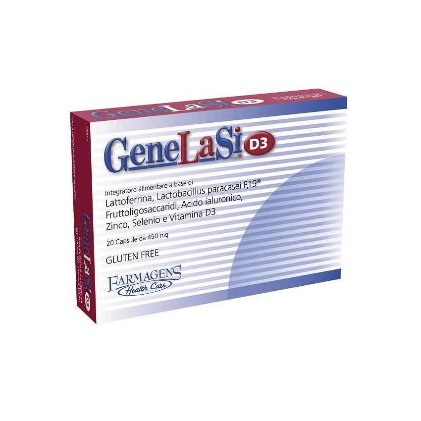 Genelasi Vitamina D3 - 20 Capsule da 450mg