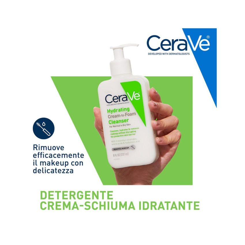 CeraVe Detergente Idratante per Viso 263 ml