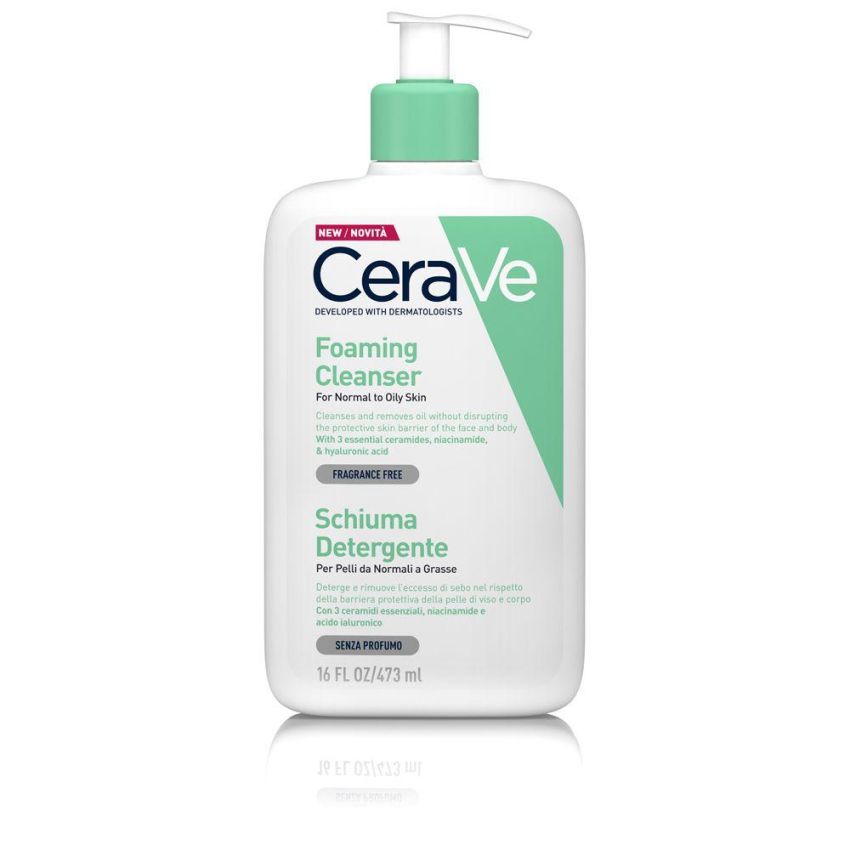 CeraVe Schiuma Detergente Viso Seboregolatrice - 473 ml