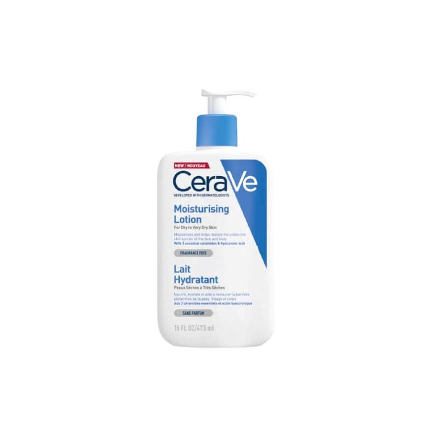CeraVe Lozione Idratante Corpo per Pelle Secca o Molto Secca, 473ml