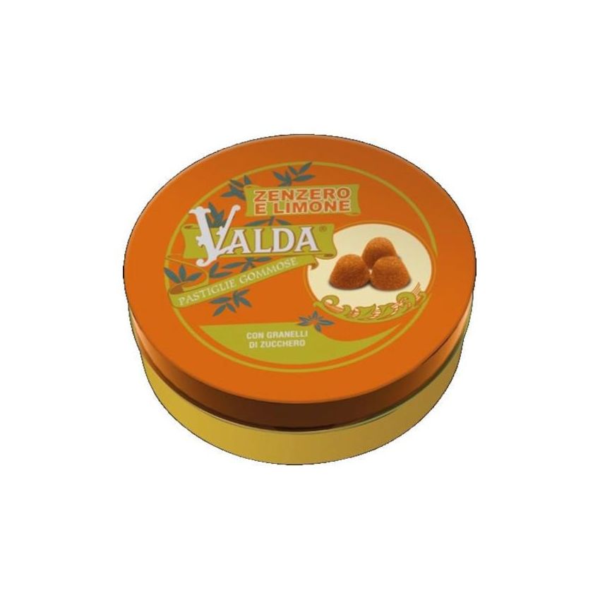 Pastiglie Gommose Zenzero e Limone Valda - 50g