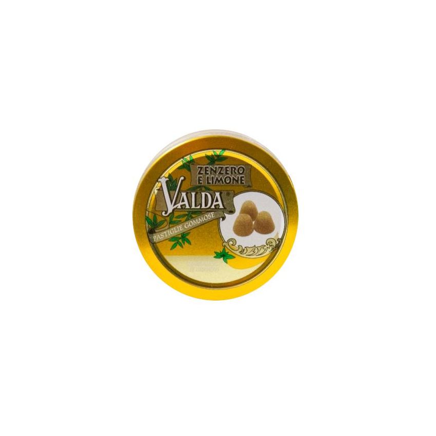 Pastiglie Gommose Zenzero e Limone Valda - 50g