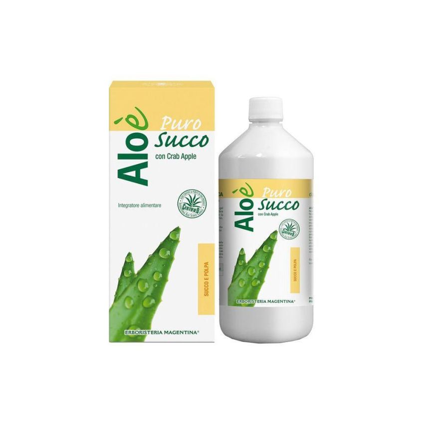 Puro Succo e Polpa di Aloe Vera - 1 Litro
