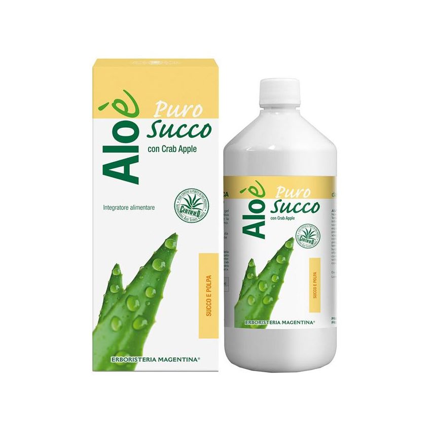 Puro Succo e Polpa di Aloe Vera - 1 Litro