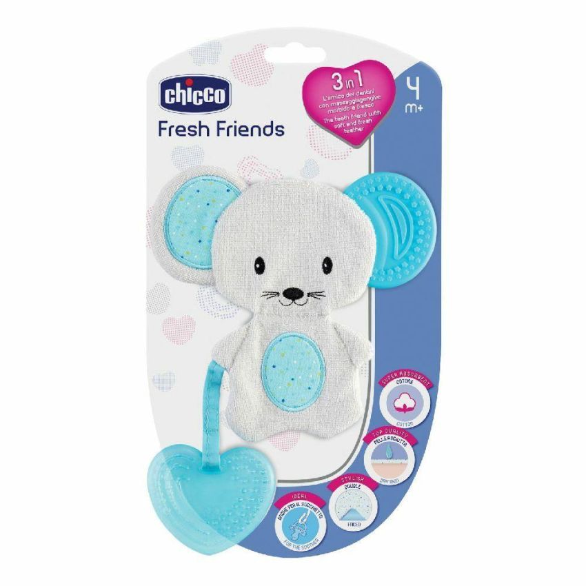 Chicco Massaggiagengive Azzurro per Bebè 'Friends'