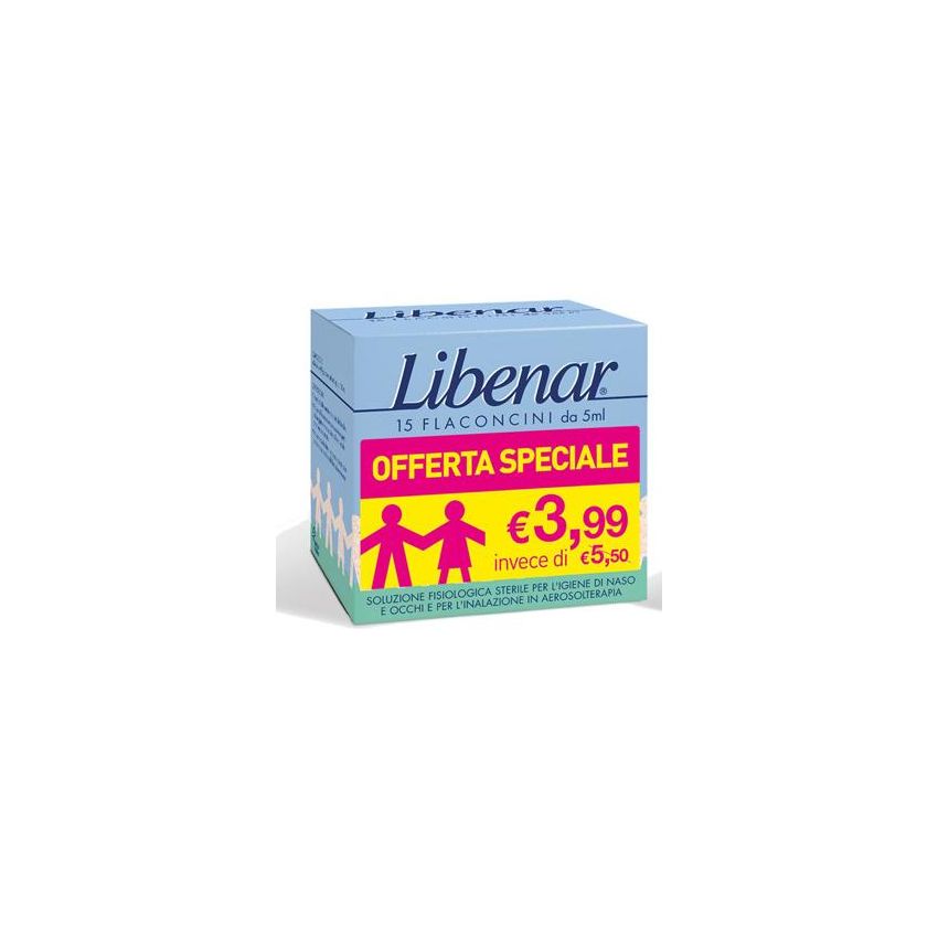 Libenar Soluzione Salina - 15 Flaconcini da 5ml