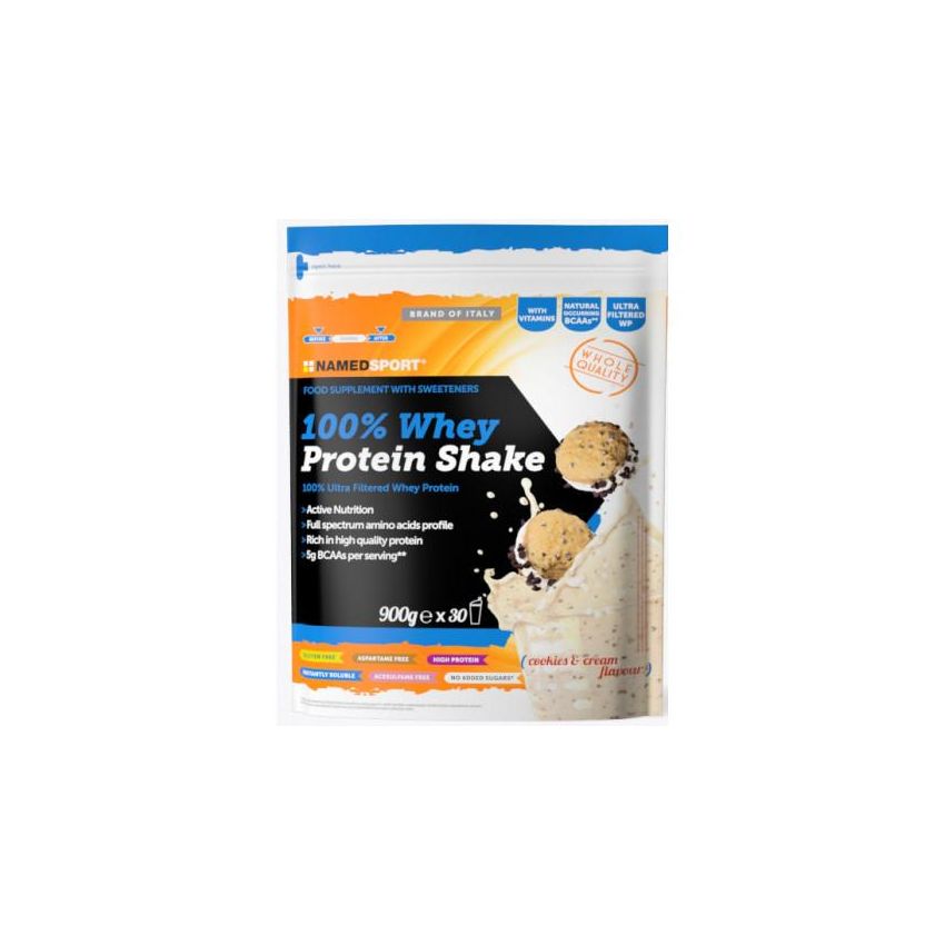 Named Sport Pure Whey Protein Shake, Cookies & Cream Flavor, 900g