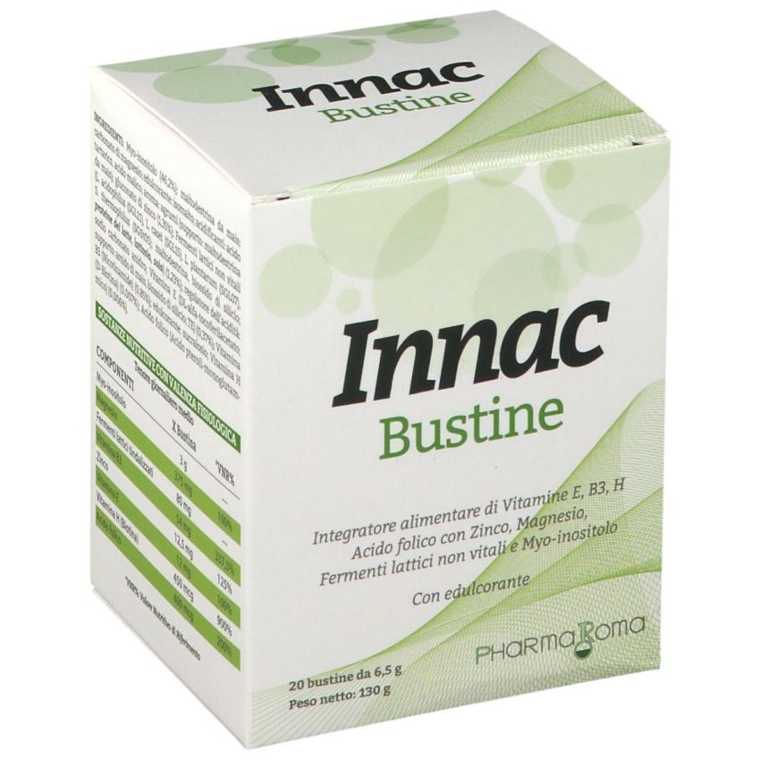 Innac - Confezione da 20 Bustine di Integratore Alimentare