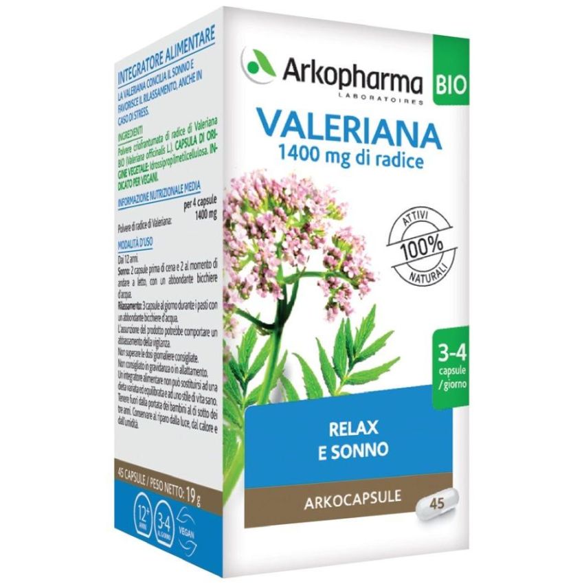 Arkopharma Bio Valeriana 45 Capsule Organiche