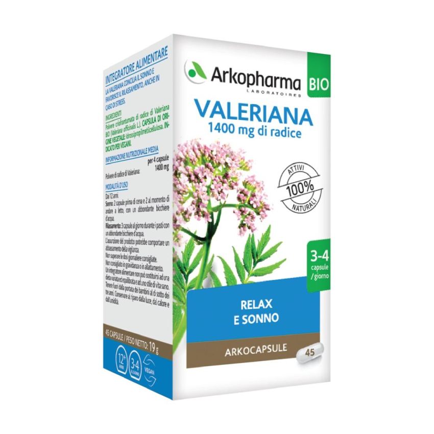 Arkopharma Bio Valeriana 45 Capsule Organiche
