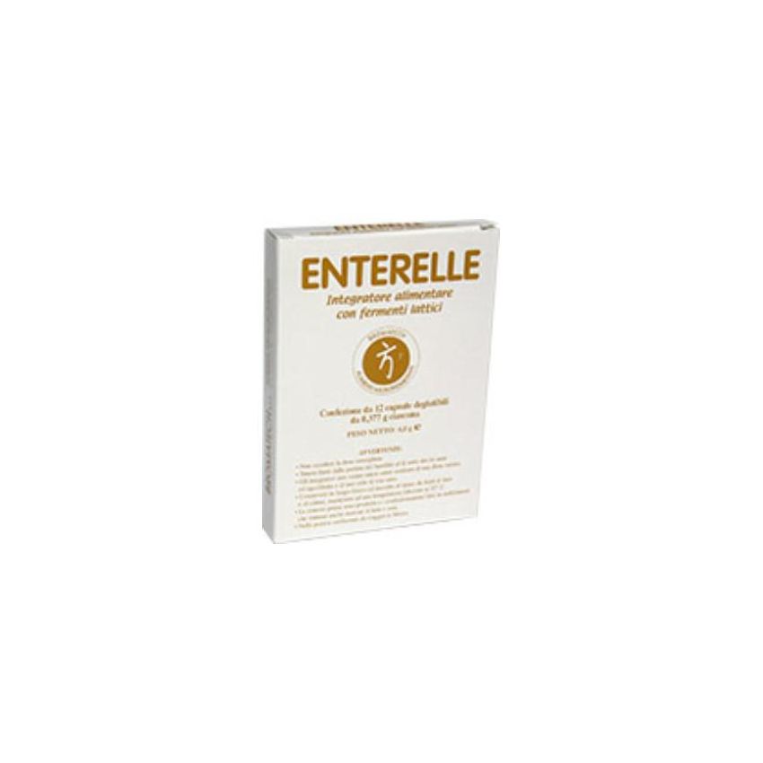 Enterelle Plus Probiotic Supplement - Pack di 12 Capsule
