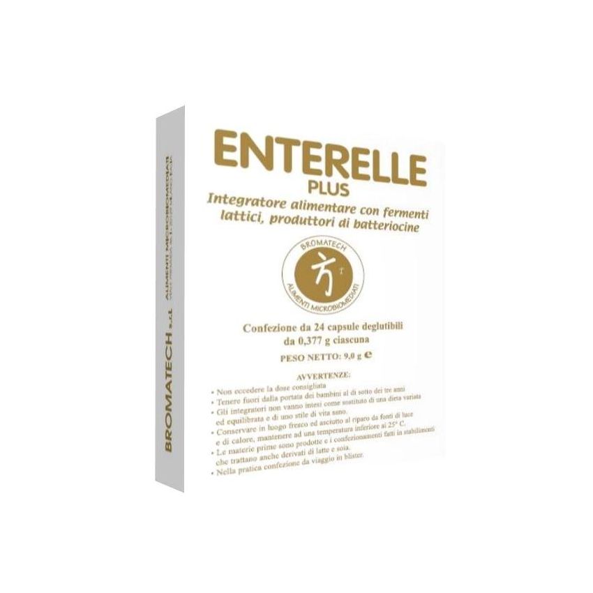Enterelle Plus Integratore Probiotico - 24 Capsule