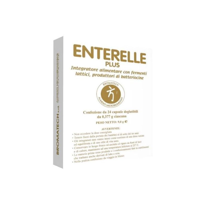 Enterelle Plus Integratore Probiotico - 24 Capsule