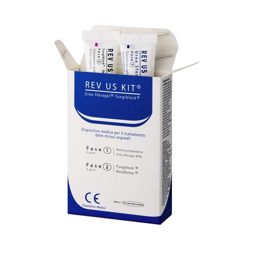 Rev Us Kit per Unghie Fase 1 e 2 - Smalto 15ml