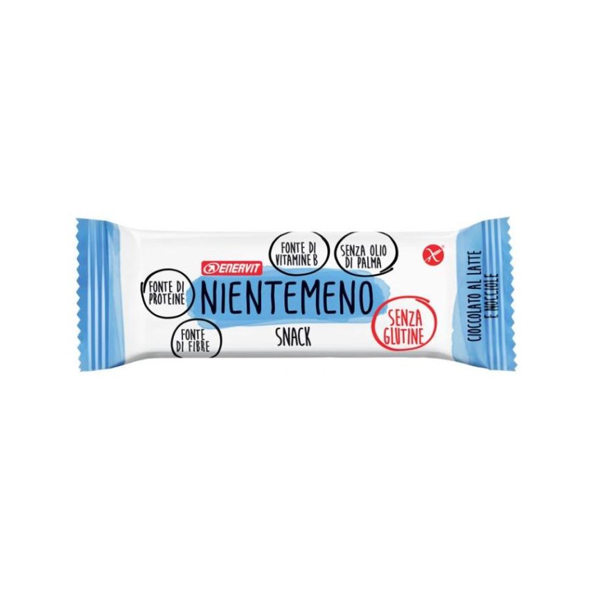 Enervit Nientemeno Barretta Energetica al Cioccolato, Latte e Nocciola - 3x21g