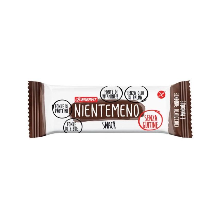 Enervit Barretta Energetica al Cioccolato Fondente e Mandorle - 3 x 21g