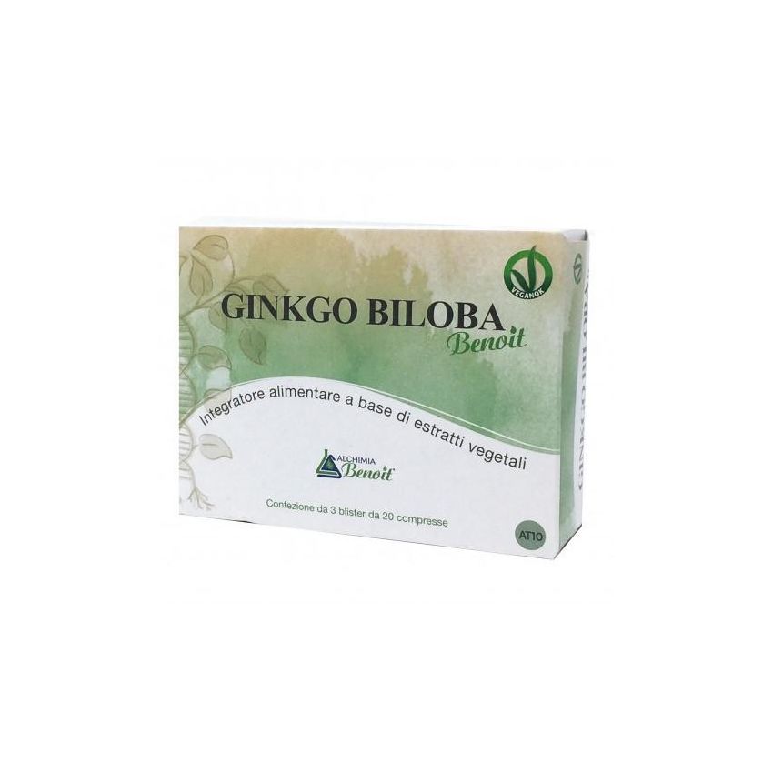 Benoit Ginkgo Biloba Supplemento Salutare - 60 Compresse