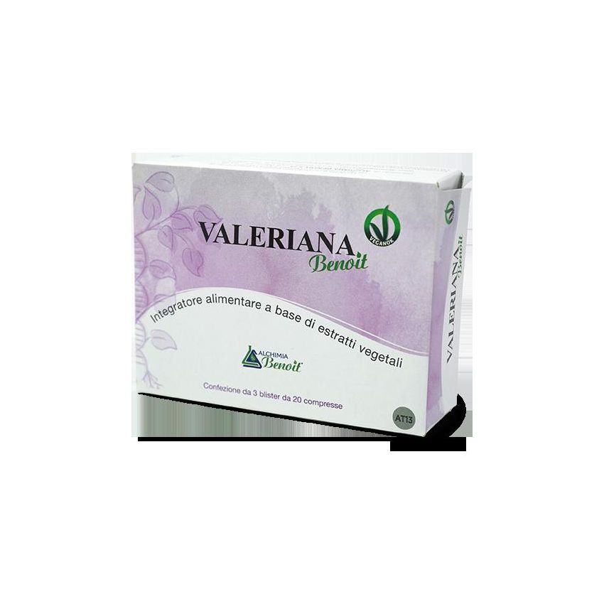 Alchimia Benoit - Compresse di Valeriana, 60 Pezzi
