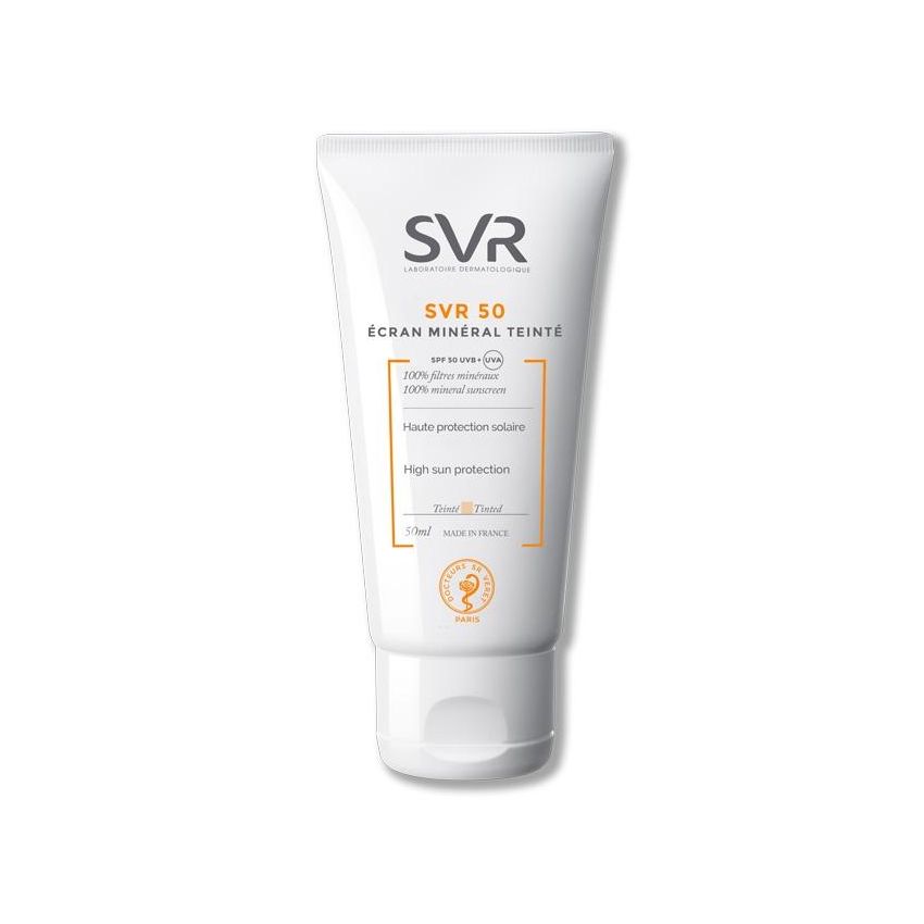 Crema Viso Minerale Tinta SVR Sun Secure per Pelle Normale/Mista