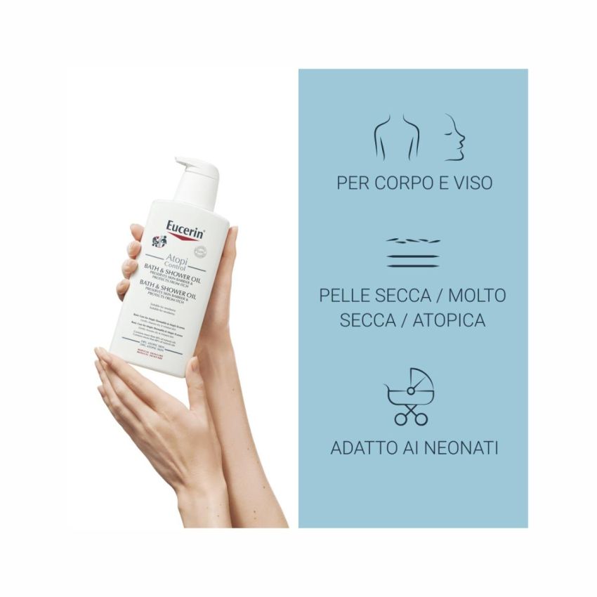 Eucerin AtopiControl Olio Detergente con Pompa da 400ml