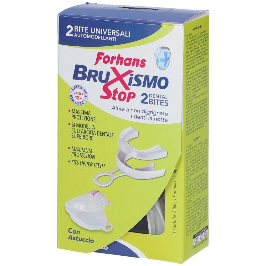 Forhans Stop Bite Universale - Dispositivo Automodellante per Bruxismo