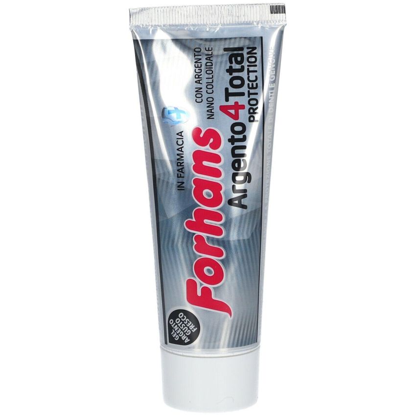 Forhans Silver4White Dentifricio 75ml - Protezione Argento Avanzata