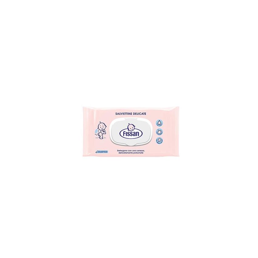 Fissan Delicate Baby Wipes, 65 Count