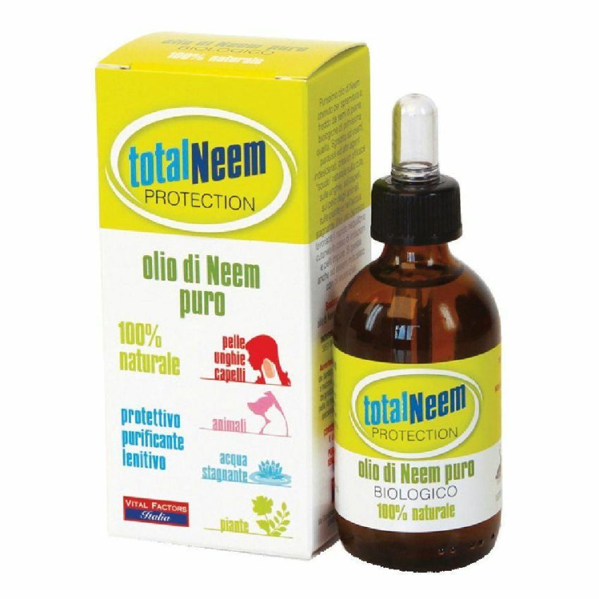 Olio di Neem Puro Biologico Totale - 50ml