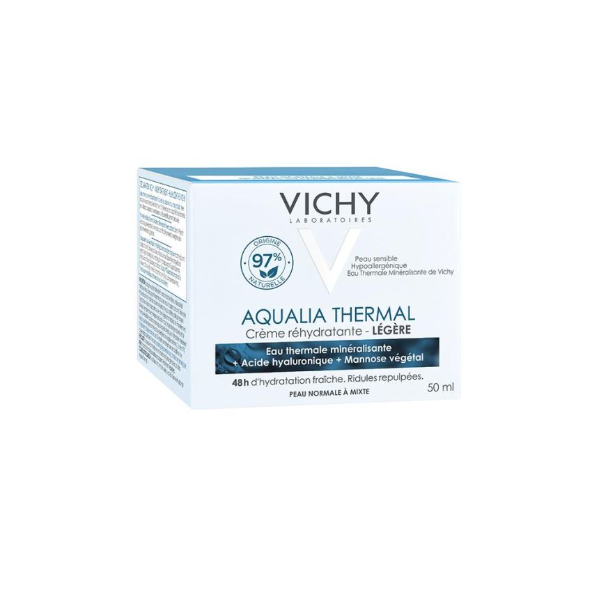 Crema Viso Idratante Vichy Aqualia con Acido Ialuronico, 50 ml