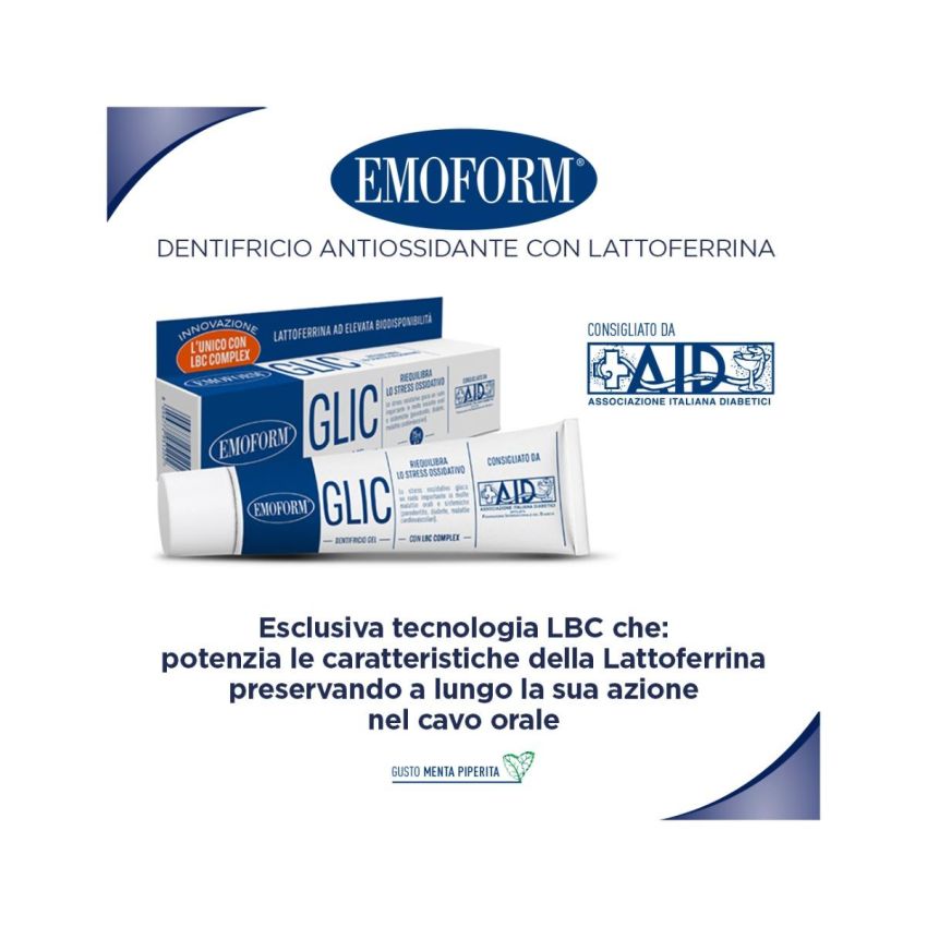 Dentifricio Emoform Glic - 75ml
