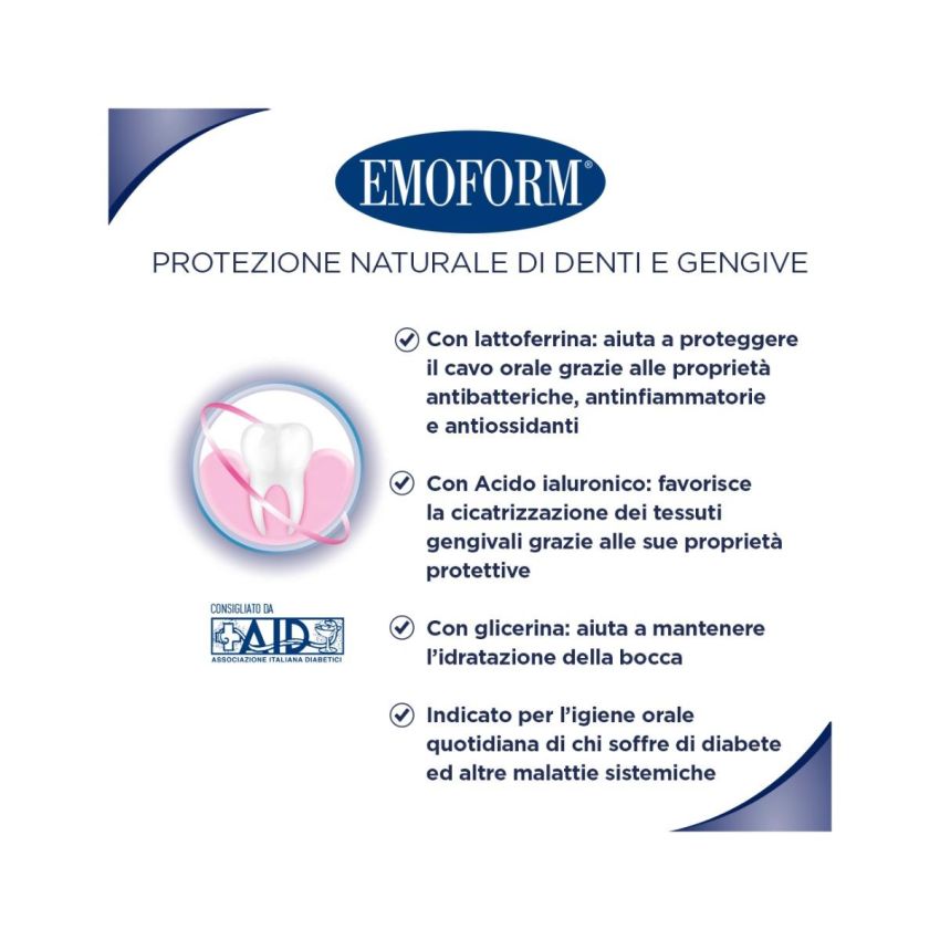 Dentifricio Emoform Glic - 75ml