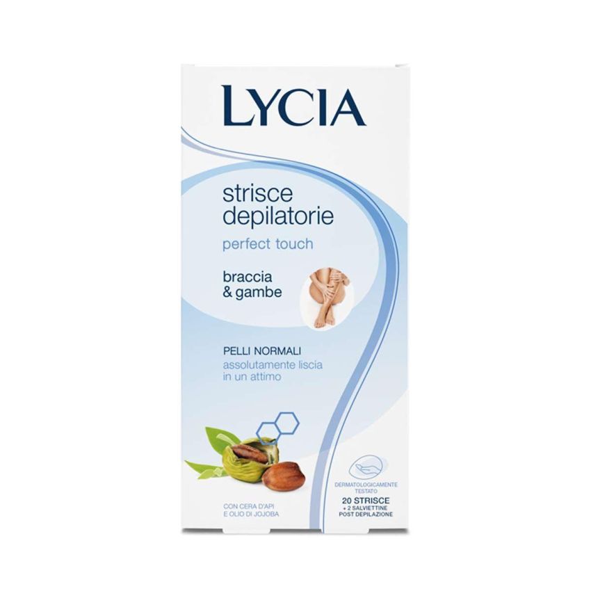 Lycia Perfect Touch - Strisce Depilatorie per Braccia e Gambe
