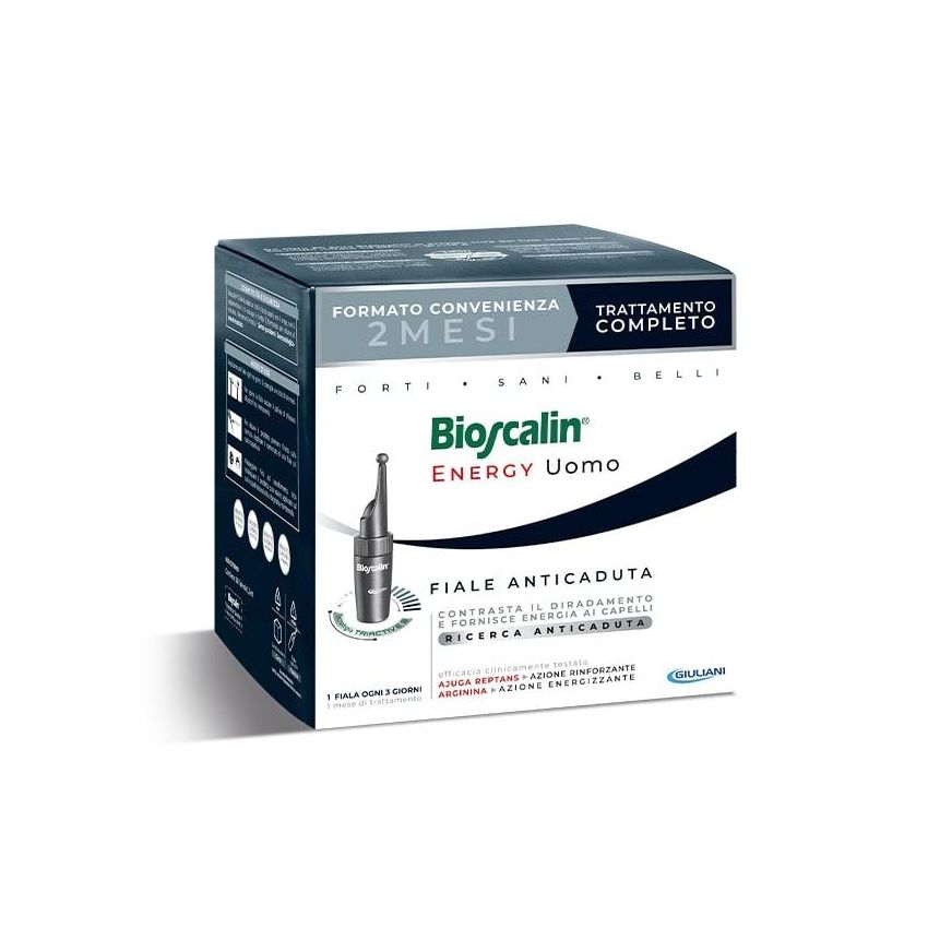 Bioscalin Energy Fiale Anticaduta per Uomo - Confezione da 20